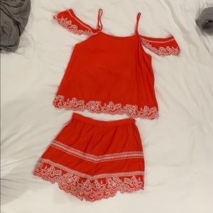 Shorts and top set